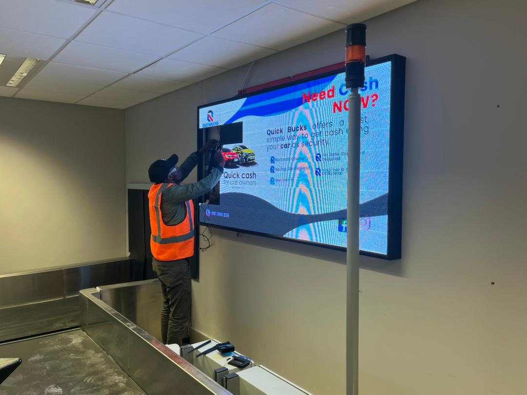 Digital LED screen installation